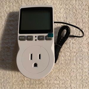 Digital Temperature Controller Thermostat Outlet Plug Temperature Controller